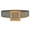 Army Green, variant on Belt Buckle Mens Belts Leather Women Elastic Woven Casual Summer Belt Stretch Skinny Belt With Wooden Buckle Leash Green One Size