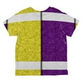 thumbnail image 2 of Fantasy Football Team Purple and Yellow All Over Toddler T Shirt Multi 6T, 2 of 2
