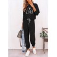 thumbnail image 4 of Conjunto Deportivo PRETTYGARDEN Mujer Camiseta de Manga Larga y Pantalón Jogger Talla S, 4 of 5