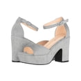 thumbnail image 5 of Women Platform Chunky Heeled Sandals Ankle Strap Sexy Open Toe Heels Chunky Block Platform Wedge Sandals, 5 of 5
