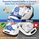 thumbnail image 3 of 25pcs Dust Bag Replacement for S2, S5, S8, Classic C1 C2 C3 Series S8FJM Vacuum Cleaner 3D Efficiency Garbage Bags, 3 of 5