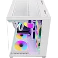 thumbnail image 3 of Hoengager Nereid Gaming PC -AMD Ryzen 7 5700X3D 3.0 GHz, RTX 4060 TI 16G ,32GB DDR4 RAM 3200MHz,1TB PCIe SSD, WIFI&Bluetooth ,Windows 11 Pro 64-bit -White, 3 of 7