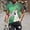 Green, variant on Fznquz Beige Men's T-Shirts Short Sleeve Crewneck Summer Tees Animal Print Cute Graphic Casual Men's Fashion XXL