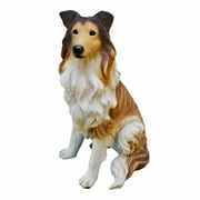 Collie Dog Statue Sculpture by Xoticbrands - Veronese Size (Small)