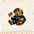 thumbnail image 4 of Inktastic Patriotic Teddy Bear 250 Years Celebration Girls Toddler Dress, 4 of 5