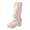 Beige, variant on Womens Knee High Boots,Knee High Boots for Women - Modern Tall Dress Boots with Clean Structured Upper,Round Toe Knee Boots,Platform Sole and Slouchy Shaft Fashion Boots, Casual Footwear for Winter