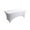 White, variant on xaoyunyn 4FT Rectangular Fitted Tablecloth Stretch Washable Spandex Table Cover for Wedding Party Events Banquet Dining Graduation Decorations,White