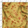 thumbnail image 2 of Soimoi Florals Printed,Cuddle Minky Fabric, Sewing Fabric by The Yard 56 Inch Wide,Decorative Plush Soft Fabric, Baby Garments, Toys and Blankets, Yellow, 2 of 6