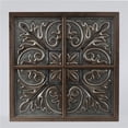 thumbnail image 1 of Luxen Home Wood and Metal Damask Wall Decor, 1 of 1