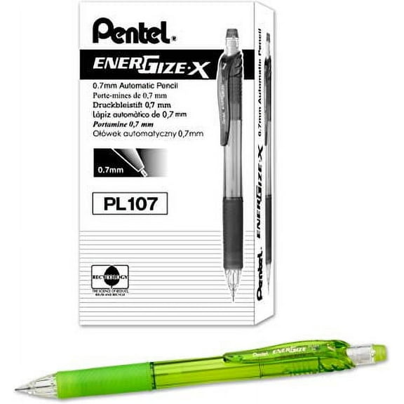 EnerGize-X Mechanical Pencil (0.7mm) Lime green Barrel (DOZEN)