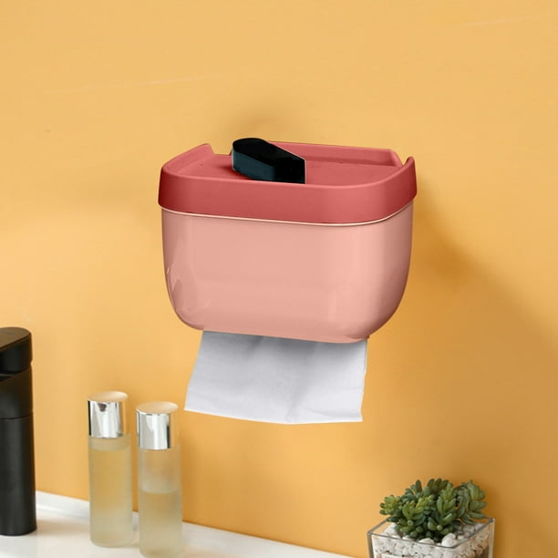 Caja de toallas de papel Caja de toallas de papel de plástico Decoración Sala de estar Comedor Hogar Caja de toallas de papel Resistente a la humedad Desgaste Difícil Respetuoso con el medio ambiente