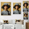 thumbnail image 4 of Designart "Portraits Ii Farmhouse Farmer wall art II" Portrait Floater Framed Canvas Print, 4 of 7
