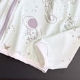 thumbnail image 4 of TSHXS Kids Rain Coat Toddler Girls Astronaut Star Print Hooded Sun Protection Jacket Thin Breathable Beach Outdoor Travel Coat(18-24 Months,Light Purple), 4 of 4
