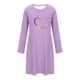 thumbnail image 4 of HongQid Nightgowns for Women Soft Grpahic House Dress Long Sleeve Sleep Shirts Fall Sleepwear Night Gown Nightshirt, 4 of 6