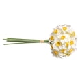 thumbnail image 3 of Paquete de flores artificiales Simulación Decoración floral Oficina en casa Adorno de plantas Boda Ramo de flores falsas, Blanco Vogacara HA7104-02B, 3 of 6