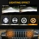 thumbnail image 4 of Faros para automóviles 1 Uds 7 pulgadas coche motocicleta LED faro 500W 6000K 30000LM IP67 impermeab TOMSHOO Faros para automóviles, 4 of 7