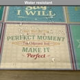 thumbnail image 6 of Ambesonne Saying Place Mats Set of 4, Uplifting Wise Messages, Standard Size, Beige Green Red, 6 of 6