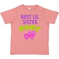 thumbnail image 3 of Inktastic Best Lil Sister Ever Girls Toddler T-Shirt, 3 of 5