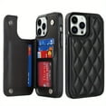 thumbnail image 5 of For IPhone 14 13 12 11 Pro Max XR XS Max SE 2022 Case,Luxury Flip Folio Leather Wallet Cover Card Slots And Kickstand For Girls Women,Protective Phone Case, 5 of 5