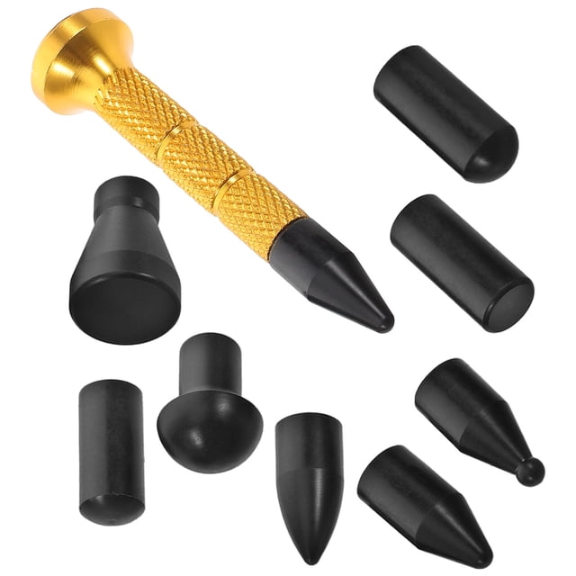 unbranded 1Jgo Pluma Metálica Para Reparación De Abolladuras En Auto Kit Con Cabezas Reemplazables