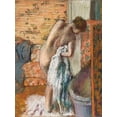 thumbnail image 2 of Degas, Edgar 19x24 White Modern Wood Framed Museum Art Print Titled - Apres le bain, 2 of 4