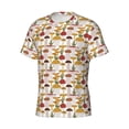 thumbnail image 3 of Rocae Mushroom for Men's Moisture-Wicking Crew Tee - T-Shirt for Sports, Outdoor Activities, and Casual WearX-Large, 3 of 9