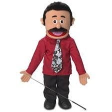 25 "carlos padre hispano empresario títere estilo ventrílocuo de cuerpo completo Silly Puppets 78342000