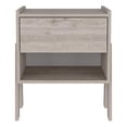 thumbnail image 1 of TUHOME Joy Nightstand  Engineered Wood Nightstands in  Gray, 1 of 7