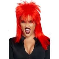 Leg Avenue Red Halloween Costume Wig, for Adult