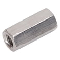 thumbnail image 2 of Hex Coupling Nuts, Compact 10PCS M8 Thread Coupling Nut 304 Stainless Steel  For  Studs Machine Screws, 2 of 8