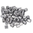 thumbnail image 4 of Écrou de Couplage de Tige, Écrou de Connecteur Durable Fixant l'Application Large 50Pcs 304 Acier Inoxydable pour l'Entretien, 4 of 8