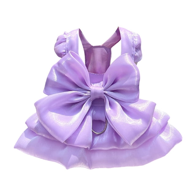 Cat Dog Dress Fashion Supplies de ropa de vestir suave traje de vestir para gatos ropa M