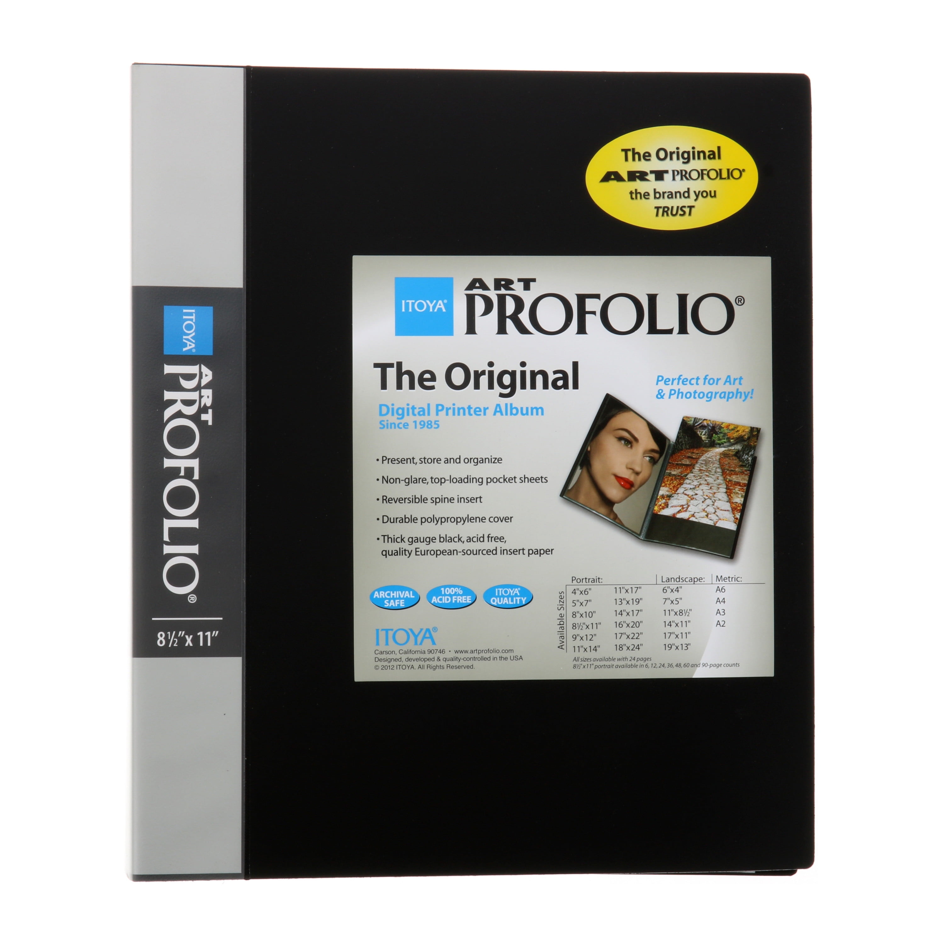 ITOYA Art Size Portfolio Book: 16 X 20 inches - Walmart.com