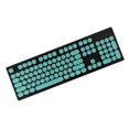 thumbnail image 1 of Teclado retroiluminado, receptor ABS de mano, redondo, fuerte estabilidad, ergonomía suave, teclas, cubierta, ordenador portátil para el hogar, Juegos de teclado y mouse para computadora Verde, 1 of 6