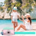 thumbnail image 3 of PENGXIANG Water Bottles with Straw Camera Shape Cup Adjustable Shoulder Strap (Pink), 3 of 5