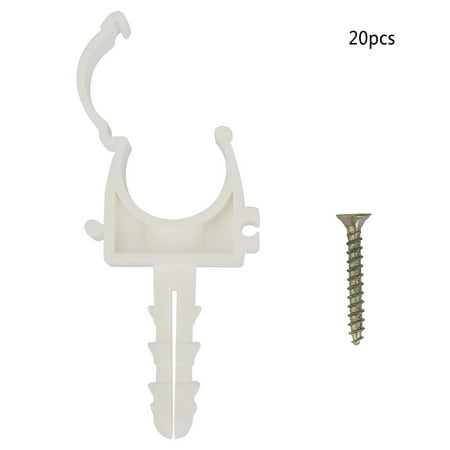 

Water Pipe Clamp 20pcs Plastic Pipe Clamp For Cable Pipe For Water Pipe