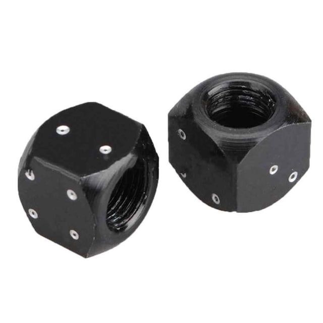 2Pcs Universal Dice Shaped Motorcycle Tire alloy dice valve cap Valve Cap Aluminium Alloy Explosion-proof Valve Core Cover Accessory