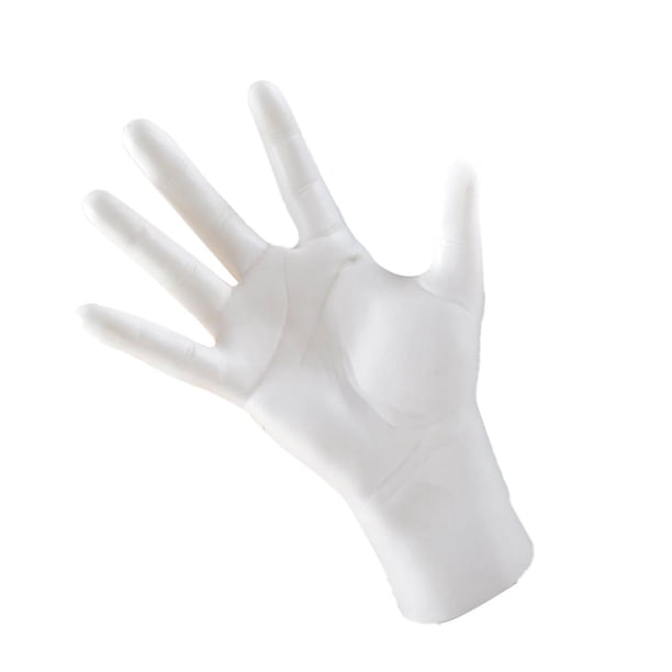 Soporte de Mano de Simulación Sunnimix Maniquí masculino de la mano Blanco
