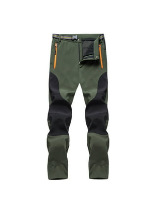 Niuer Men's Lightweight Outdoor Pants Cargo Work Pants with Drawstring  Elastic Waist Hiking Fishing Pants 