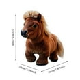 thumbnail image 3 of Adorable Plush Pony Stuffed Animal Toy Soft & Cuddly Horse Companion for Kids Perfect Gift for All Ages, 3 of 3