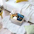 Asjyhkr small storage baskets fabric foldable gift storage baskets for
