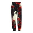 thumbnail image 5 of Fjofpr Girl Clothes Size 10 Children's Halloween Printed Round Neck Long Sleeved Top Elastic Waisted Pants Mid Size Children's Home Suit Set 9 years, 5 of 5