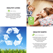QuietWalk 360 sq ft Recycled Fiber Underlayment with Built-in Vapor Barrier for Laminate and Engineered Wood Flooring