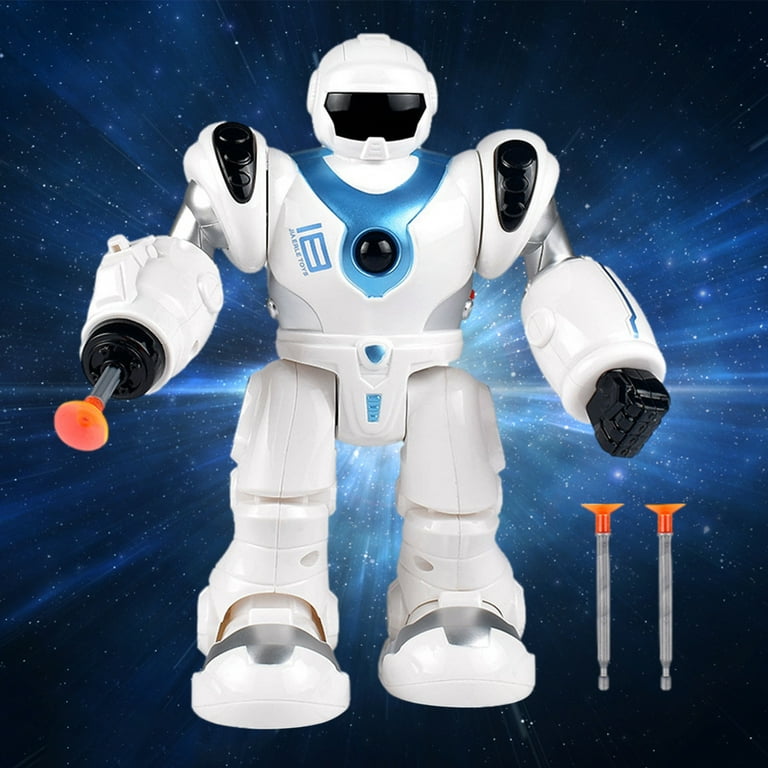 New Smart Robot Intelligent programming rechargeable Radio Control robots  Soft missile launch