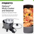 thumbnail image 2 of Presto Options Electric Multi Cooker, Steamer and Deep Fryer with Ceramic Nonstick Finish, 2 of 11