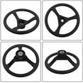 thumbnail image 5 of 12ft Boat Steering System Kit with 12.4in Steering Wheel Replacement for Yachts Fishing Boats, 5 of 7