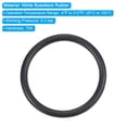 thumbnail image 4 of Uxcell 58x48x5mm Nitrile Rubber O Rings Metric Sealing Gasket, Black 5 Pack, 4 of 6