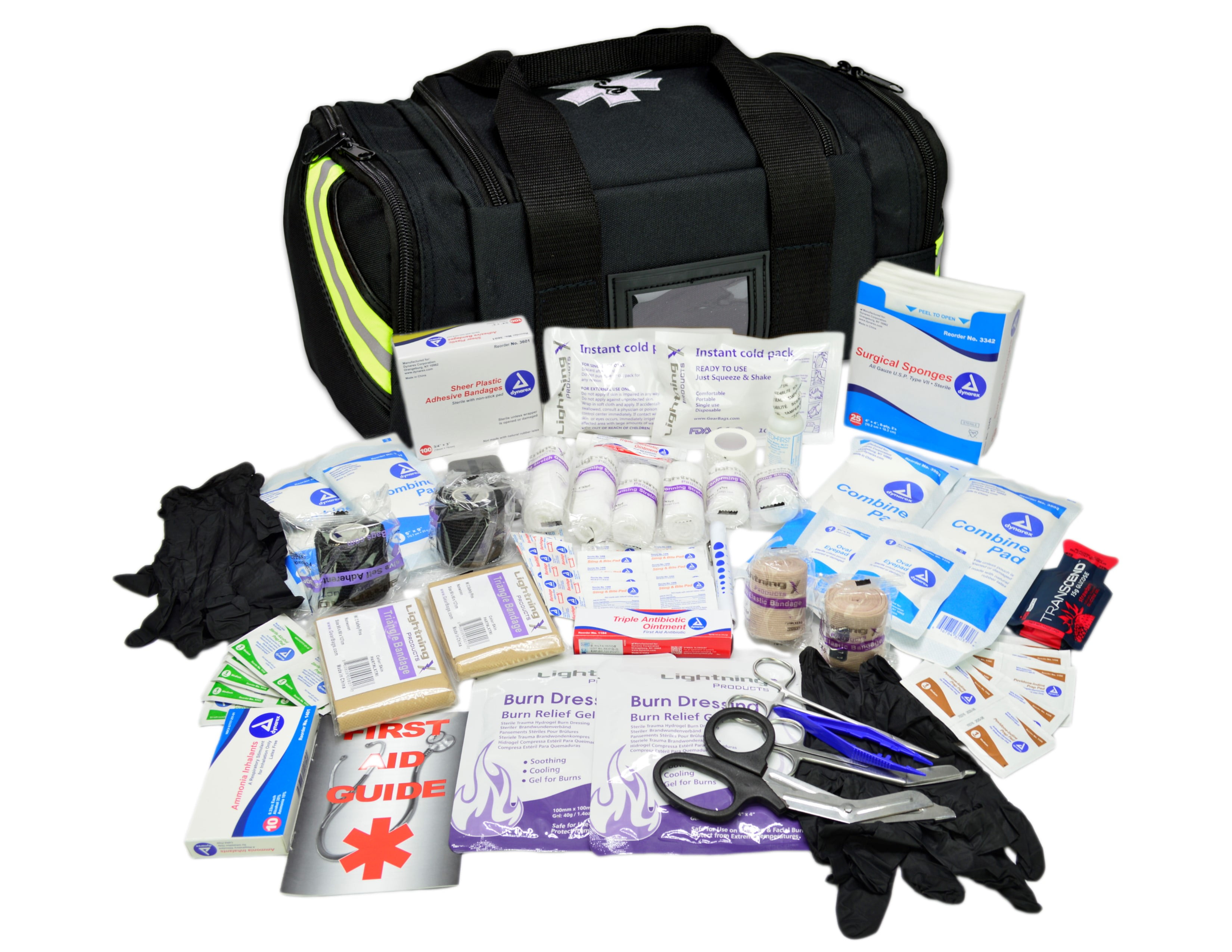 Lightning X Compact Medic First Responder EMS/EMT Trauma Bag with Standard Fill Kit A
