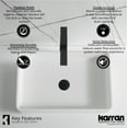 thumbnail image 4 of Karran Usa Qm176422 Quattro Matte Collection 21-1/4" Acrylic / Solid Surface Vessel, 4 of 7