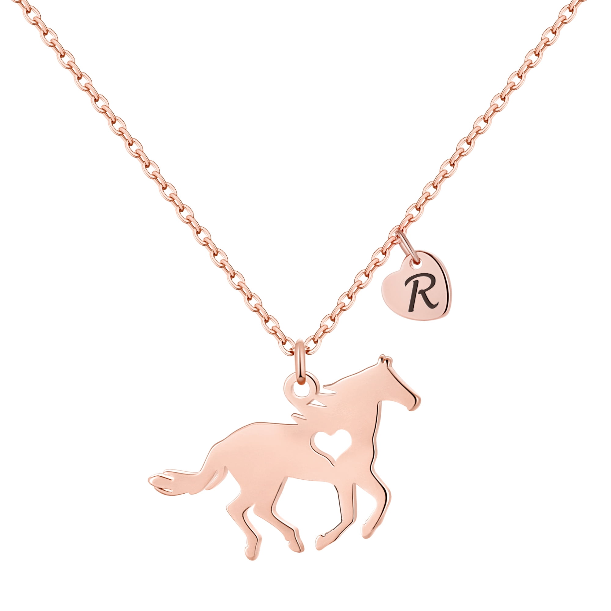 Gold Horse Lover Necklace made for 18" American Girl Doll Clothes Cowgirl 